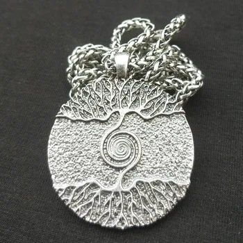 Árvore da Vida, Yggdrasil Nórdica Talismã Elegante Colar Pingente Viking Amuleto de Jóias